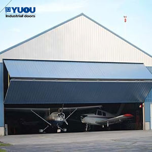 Panneau sandwich très vendu Portes de garage pliantes robustes et automatiques de haute qualité Portes de hangar en acier pliantes verticales - Product Image 3