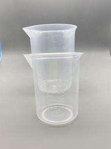 कम कीमत थोक प्रयोगशाला मापने शासक कप प्लास्टिक प्रकार पारदर्शी बीकर - Product Image 3