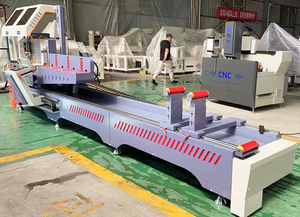 Sierra ingletadora automática de aluminio de doble cabezal para corte a 45 y 90 grados, precio económico de China - Product Image 5