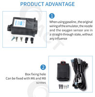 Kits d'émulation ACT CNG GPL 4 cylindres pour voitures, système de conversion au gaz pour véhicules CNG, pièces détachées