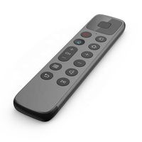 Télécommande universelle en alliage d'aluminium à code fixe pour projecteur, audio et TV avec commande vocale BLE pour lit et matelas intelligents