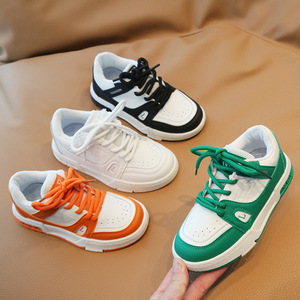 รองเท้าผ้าใบเด็กแฟชั่นลำลองสำหรับวิ่ง เทนนิส เดินไปโรงเรียน  รองเท้าผ้าใบดีไซน์เนอร์สำหรับเด็กชายและเด็กหญิง - Product Image 5