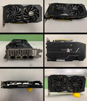 Vente en gros Démonté Utilisé GTX 1660 6G PC de Bureau Indépendant 4K Gaming Carte Graphique 1660 Carte Graphique GDDR6 Mémoire Vidéo Ventilateur