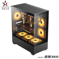 Venta directa de fábrica, funda para juegos de PC personalizada de vidrio templado horizontal de