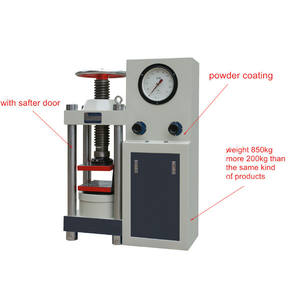 תצוגת אנלוגי מכונת בדיקת דחיסה הידראולית לבדיקת חוזק צילינדר בטון במעבדות הנדסה אזרחית - Product Image 2