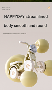 Vente en gros Vélo d'équilibre à 4 roues pour enfants <span class=keywords><strong>avec</strong></span> pédale Voiture coulissante <span class=keywords><strong>électrique</strong></span> pour bébé Jouet vélo d'équilibre pour enfants <span class=keywords><strong>avec</strong></span> lumière et musique - Product Image 5