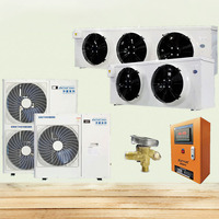 Ensemble complet de 3 à 50 CV, unité de condensation à gaz chaud avec dégivrage pour chambre froide, avec évaporateur, Unidad Condensadora Cuarto Frio CE