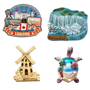 Regali turistici 3D punti di riferimento classici fatti a mano decorazioni per la casa magnete frigorifero - Product Image 2