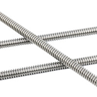 Vis à billes de haute résistance de grade 8.8 T8, tige filetée trapézoïdale en acier inoxydable de 8 mm pour imprimante 3D, machine CNC, axe Z DIN975