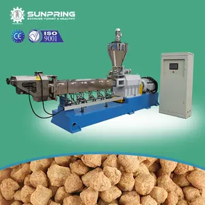 SunPring tvp/tsp máquina de pedaços de soja tvp/tsp máquina de pedaços de soja analógico de carne que faz máquinas