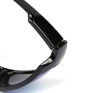 <span class=keywords><strong>2021</strong></span> superventas gafas de sol deportivas Retro para hombres marca con logotipo personalizado con marco azul o negro banda de Rayos de conducción de moda - Product Image 4