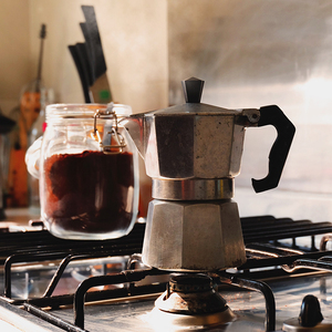 Filtre à café à <span class=keywords><strong>induction</strong></span> en aluminium pour cuisinière <span class=keywords><strong>italienne</strong></span> Percolateur Espresso Cafetière Moka Cafetière - Product Image 5