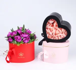 Vente en gros Boîtes cadeaux en carton de luxe en forme de cœur personnalisées boîte de bonbons boîte cadeau en chocolat