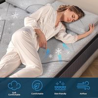 Matelas de luxe pour hôtel, mousse compressée douce de haute qualité, ressorts ensachés, roulé en boîte, California King