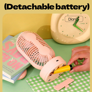 Dd8117b Xách Tay Nhà Có Thể Sạc Lại Quạt Làm Mát Với Đôi Đầu USB Powered Cho Mùa Hè Trong Nhà Hoặc Ngoài Trời Sử Dụng Máy Tính Để Bàn <span class=keywords><strong>Fan</strong></span> - Product Image 5