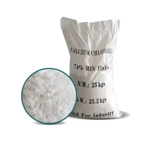 Venta a granel de cloruro de calcio de calidad alimentaria 74%, cloruro de calcio en escamas CaCl2 FCC /E509