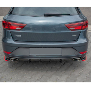 Alerón Trasero Modificado OLIVER para SEAT <span class=keywords><strong>Leon</strong></span> Cupra <span class=keywords><strong>ST</strong></span> <span class=keywords><strong>2017</strong></span>+ Modelo Max con Recortes para Parachoques y Salida de Escape - Product Image 2