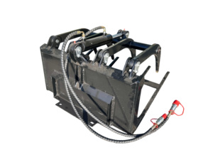 Hoogwaardige <span class=keywords><strong>mini</strong></span>-kniklader aanbouwdelen hydraulische voorlader houtgrijper boomstamgreep - Product Image 4