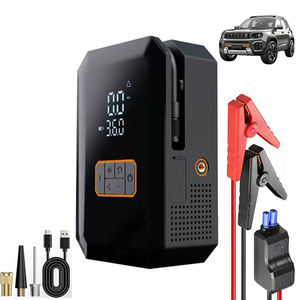 Gonfleur de pneu de démarreur de saut de batterie <span class=keywords><strong>Pompe</strong></span> à air de voiture de vélo électrique rechargeable sans fil - Product Image 1