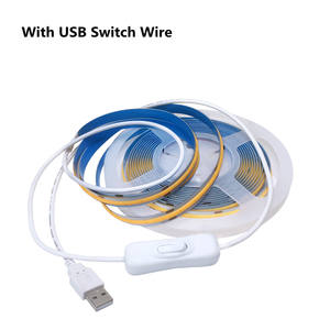 1M 2M 3M 5V COB LED 스트립 라이트 (<span class=keywords><strong>2</strong></span> 핀/USB/배터리 박스/스위치/터치 디머/핸드 스윕/PIR 모션 센서 케이블 포함) - Product Image 3