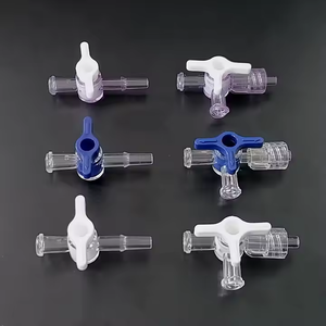 Petit robinet d'arrêt unidirectionnel Luer Valve en plastique à trois voies Contrôle de débit Valve d'arrêt Luer - Product Image 6