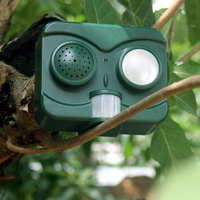 Dispositif répulsif solaire étanche à haute puissance pour oiseaux avec capteur de tir et de mouvement pour une utilisation en plein air dans le jardin