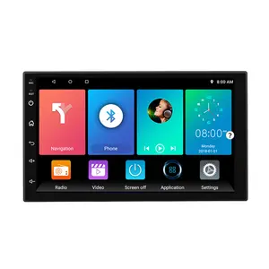 wholesale car radio android players 7 inch multimedia head unit double din car stereo