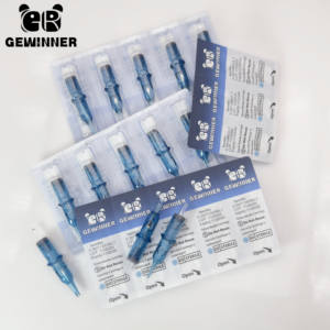 เข็มสักคิ้วแบบใช้แล้วทิ้ง Gewinner Permanent ผลิตจากสแตนเลส 316 สำหรับไมโครเบลดดิ้ง จำนวน 20 ชิ้น ผ่านการฆ่าเชื้อแล้ว ใช้ได้กับทุกเครื่อง - Product Image 4