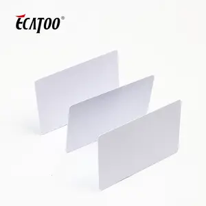 Factory price CR80 blank PVC card with fast delivery F08