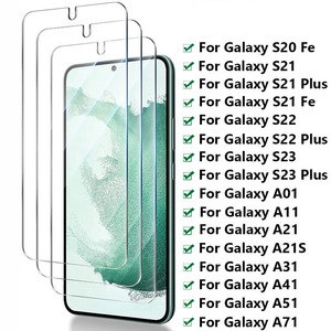 Protector de pantalla 2.5d para Samsung Galaxy A73 A71 A13 A12 S21 Fe S20 S22 S23 Protector de pantalla película de vidrio templado - Product Image 2