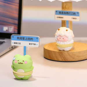 Decoraciones de escritorio de animales de dibujos animados, adorno de resina para oficina, pieza única, diseño moderno y ligero, regalo de cumpleaños para mujeres - Product Image 3