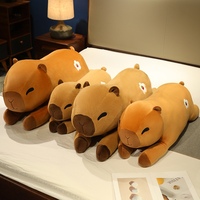 Super doux géant Capybara en peluche coton tapis en peluche canapé coussin enfants anniversaire décor équitation cheval paresseux Capibara en peluche jouets
