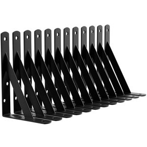 Support mural triangulaire en métal en fer forgé Support de panneau porteur pour support mural de rack - Product Image 2