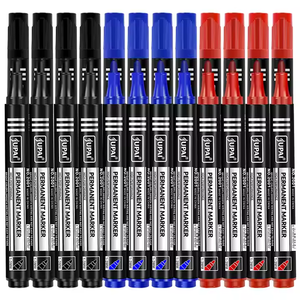 Thấp moq dầu dựa trên đánh dấu màu đen thấp mùi lớn đầu hậu cần bút nhanh khô không xóa được không thấm nước vĩnh viễn đánh dấu - Product Image 1