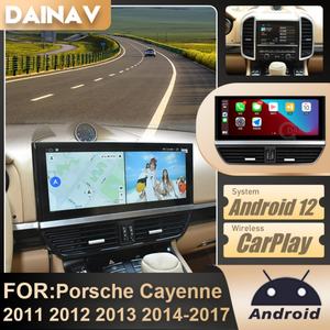 Autoradio Android 12 12,3 pouces, navigation GPS, audio 4G pour Porsche Cayenne 2011-2017, lecteur multimédia, système automobile 4G WIFI - Product Image 2