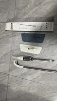 Serpillère à pulvérisation manuelle avec manche en acier inoxydable, tête en microfibre pour le nettoyage des sols, utilisation humide/sèche, bouteille rechargeable de 500 ml, écologique