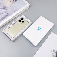 Boîte de téléphone portable personnalisée, boîte universelle pour téléphone portable, boîte d'emballage en papier pour téléphone portable pour iPhone remis à neuf de plusieurs tailles