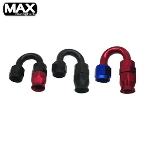 AN4 AN6 AN8 AN10 AN12 AN16赛车直0 45 90 180度聚四氟乙烯油气管线软管管端接头适配器 - Product Image 3