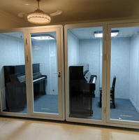Cabine de bureau préfabriquée insonorisée, cabine insonorisée pour enregistrement vocal, isolation acoustique pour centre d'appels