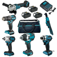 Ensemble d'outils sans fil de haute qualité Mak 11 pièces, kit combiné avec batterie au lithium 18V, kit pratique nouvellement sorti, ensemble d'outils électriques