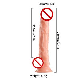Realistische PVC Vrouwelijke <span class=keywords><strong>Masturbator</strong></span> Enorme Dildo's Zachte Lesbische Penis Grote Maat Vrouwelijke Masturbatiehulpmiddelen - Product Image 2