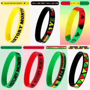 Fournisseur Personnalisé Afro-Américain Emancipation Esclavage Social CélébrationSafe Non-Toxic Silicone Bracelets - Product Image 4