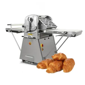 Equipamento Automático De Cozimento De Pão Croissant Massa Sheeter/Pastelaria Snacks Fazendo Máquina/Manual Massa Sheeter Com Preço De Fábrica