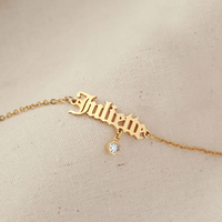 Bracelet à breloques personnalisé EMANCO avec fleur de naissance, unisexe, décembre, plaqué or, acier inoxydable, cristal, strass, cadeau