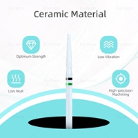 HYTOOS Embouts de ponceuse à ongles coniques en céramique blanche pour nettoyer les cuticules et préparer la peau, outils pour les professionnels de la manucure