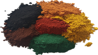 34 ans d'expérience Fabricants Fourniture Directe d'Oxyde de Fer Orange Série 960 Couleur Briques de Construction Céramique Poudre Ciment Briques de Béton