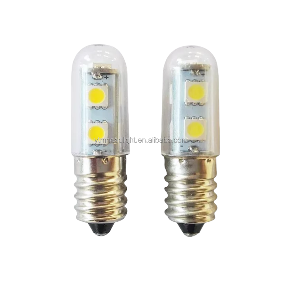E14 5SMD 12 В 24 В AC/DC винт Эдисон маленькая Светодиодная лампа хрустальная люстра прожектор кукурузные лампы для холодильной лампы