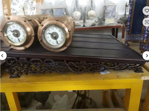 Horloge à roulement par gravité mystérieuse en laiton, à plan incliné / tambour roulant, sans ressort ni pile, équilibrée par un échappement à plateforme - Product Image 5