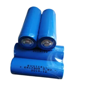 Pin Lithium 3.6V Chất Lượng Cao Li-SOCL2 Loại Năng Lượng ER17505 Kích Thước A 3400MAh Điện Tử