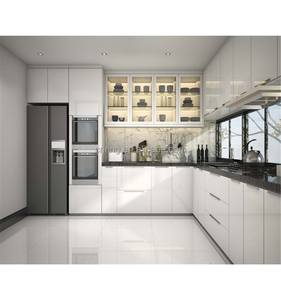 Gabinetes <span class=keywords><strong>de</strong></span> <span class=keywords><strong>Cocina</strong></span> <span class=keywords><strong>de</strong></span> Aluminio <span class=keywords><strong>de</strong></span> Alta Calidad a Precio <span class=keywords><strong>de</strong></span> Fábrica en China, Tamaño Personalizado, <span class=keywords><strong>Puertas</strong></span> <span class=keywords><strong>de</strong></span> <span class=keywords><strong>Vidrio</strong></span> <span class=keywords><strong>de</strong></span> Aluminio Resistentes al Agua - Product Image 3